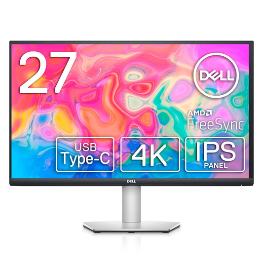 Dell USB-C Monitor - Full HD Display, 75Hz Refresh Rate, 4MS Grey-to-Grey Response Time (Extreme Mode), Dual 3W Built-in Speakers, HDMI, IPS, AMD FreeSync
