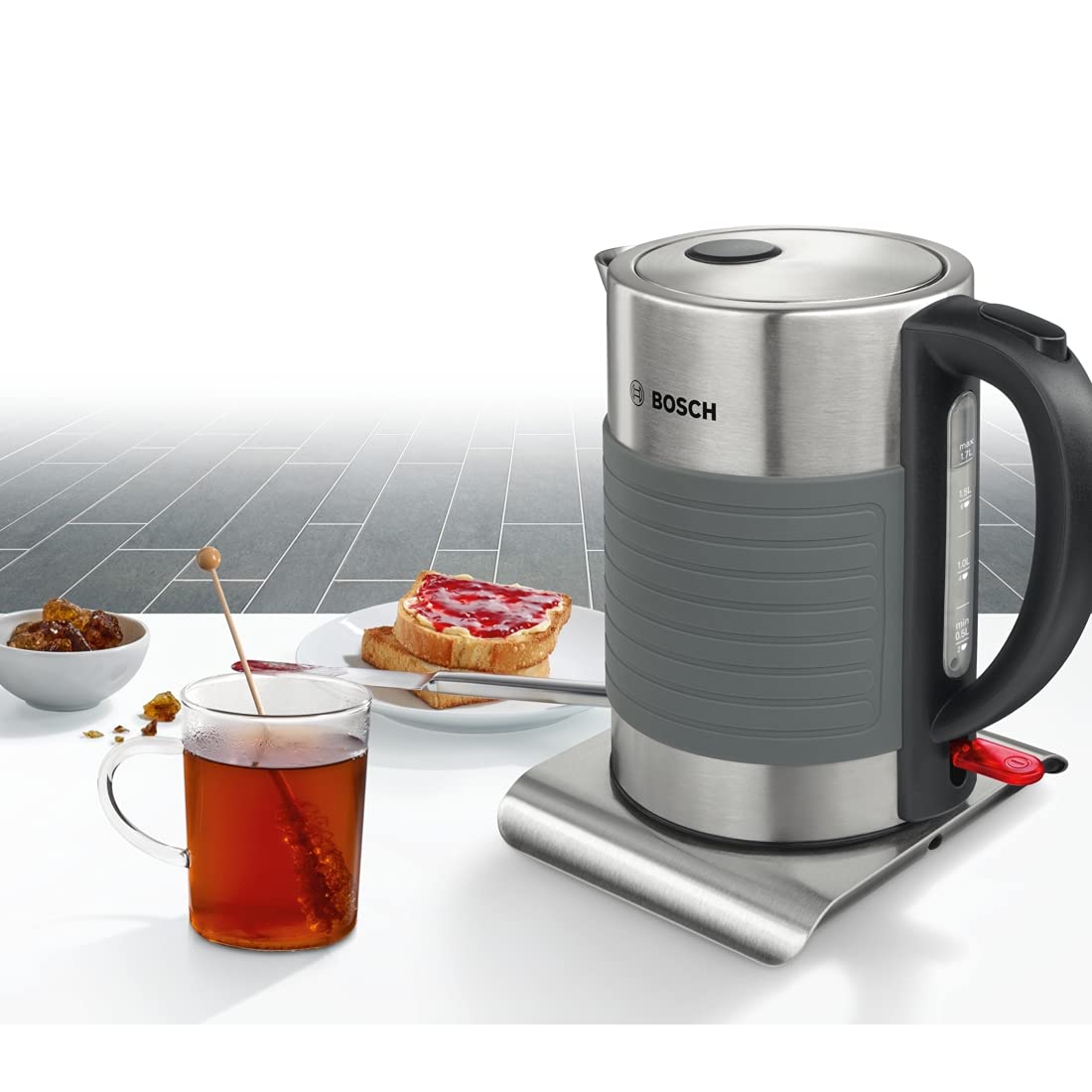 Bosch TWK7S05 Electric Kettle Black,Grey