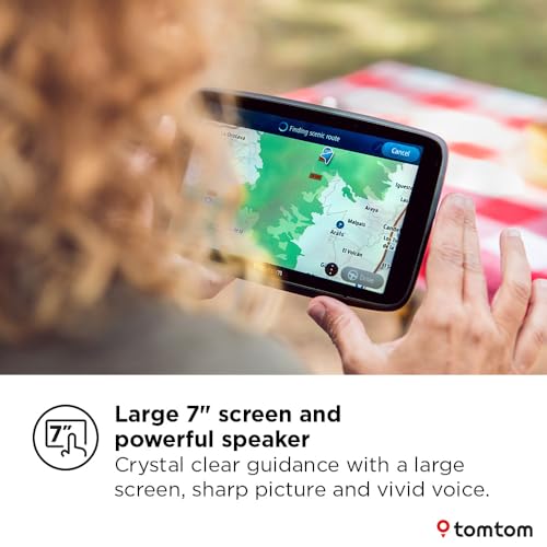 TomTom Campervan and Caravan Sat Nav GO Camper Tour 6" screen with Campervan and Caravan POIs, Updates via Wi-Fi, TomTom Traffic and Speedcam Warnings, Europe Maps