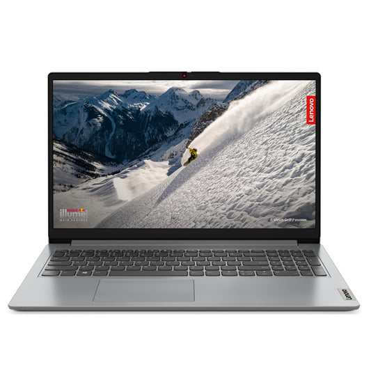 Lenovo IdeaPad 1 | 15 inch Full HD Laptop | Intel Pentium Silver N6000 | 4GB RAM | 128GB eMMC | Windows 11 Home in S mode | Cloud Grey